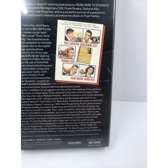 From Here to Eternity VHS - Frank Sinatra, Donna Reed, Burt Lancaster.Sealed - Picture 6 of 6